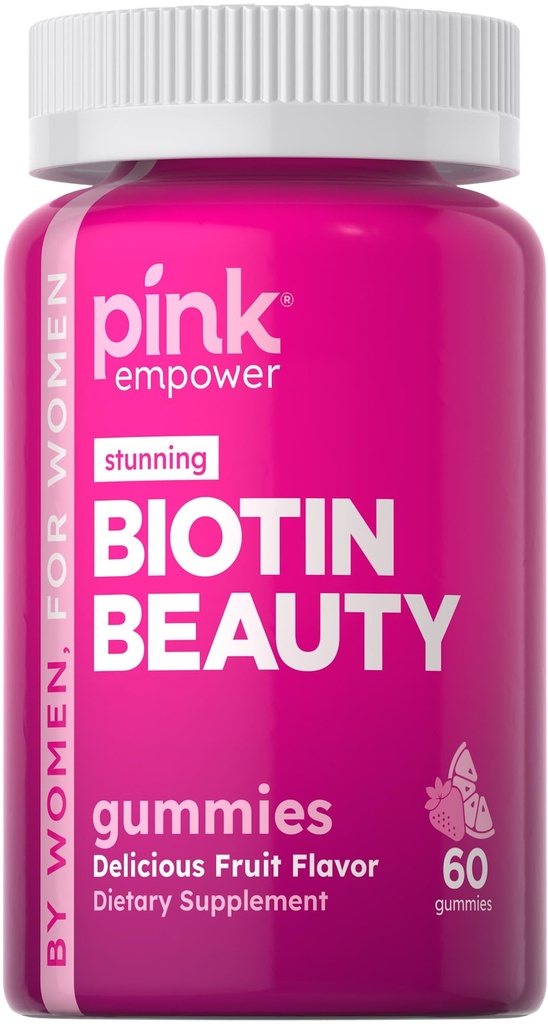 PINK Biotin Gumies za ženske 