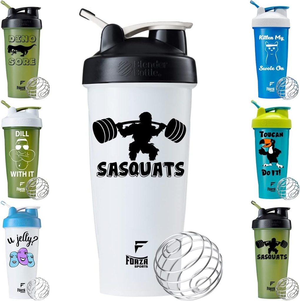 Forza Sports Blender Steklenica x Classic 28 oz. Shaker - Sasquats - črna