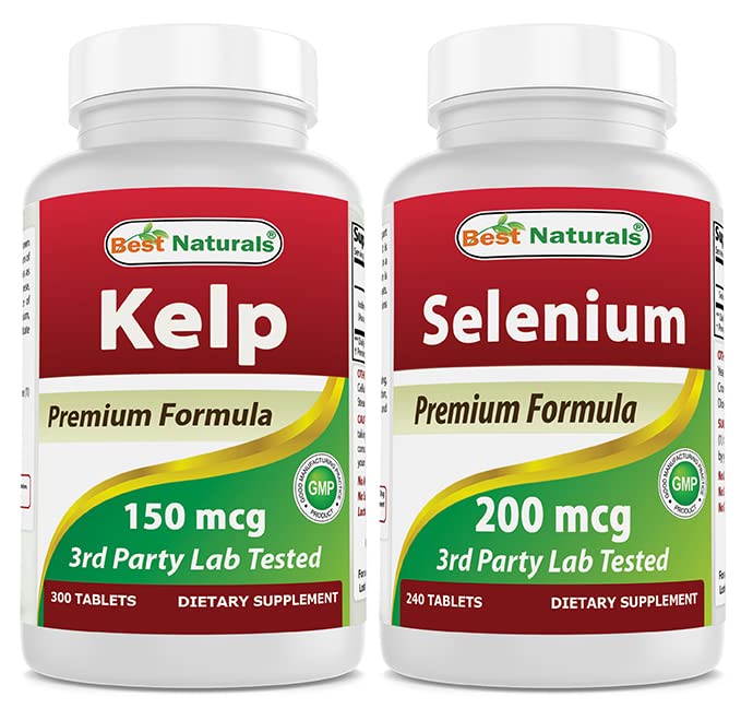 Kelp dodatek 150 Mcg & Selen 200 mcg
