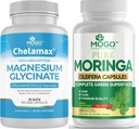 MOGO Pure Magnezijev glicinat in Moringa kapsula - Superfood + boljši mineral
