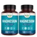 Nested Naturals Magnezij Glicinat Chelat - 200mg kelirani magnezij dodatek za mišične krče, sprostitev, & podpora za spanje - 100% Albion TRACCS puferirani magnezijev glicinat - 240 Veganske kapsule