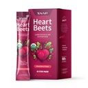 Snap dodatki Heart Beets Stick Packs, Organic Beet Root Powder Drink Mix, Kardiovaskularna podpora za moške in ženske, Beets, Granatna in rdeča Špinača, Dutric Oxide Booster, Mixed Berry, 10 Servings