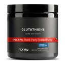 Kapsule zdravila Toniiq Ultra visoka jakost glutation - 1000 mg koncentrirana formula - 98%+ Visokoprečiščen in biorazpoložljiv - Fermentacija brez GMO - 240 kapsul Zmanjšani dodatek glutationa