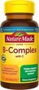 Narava Made Super B Complex z vitaminom C in folno kislino, prehranska dopolnila za celično energetsko podporo, 60 tablet, 60 dnevna dobava