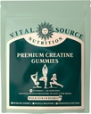 Premium Creatine Gummies - Mišična rast, regeneracija in energijska podpora - 5g Kreatin Monohidrat - Vegan, Gluten-free & Halal - Divja jagoda - 120 Gummies - 30 Servings