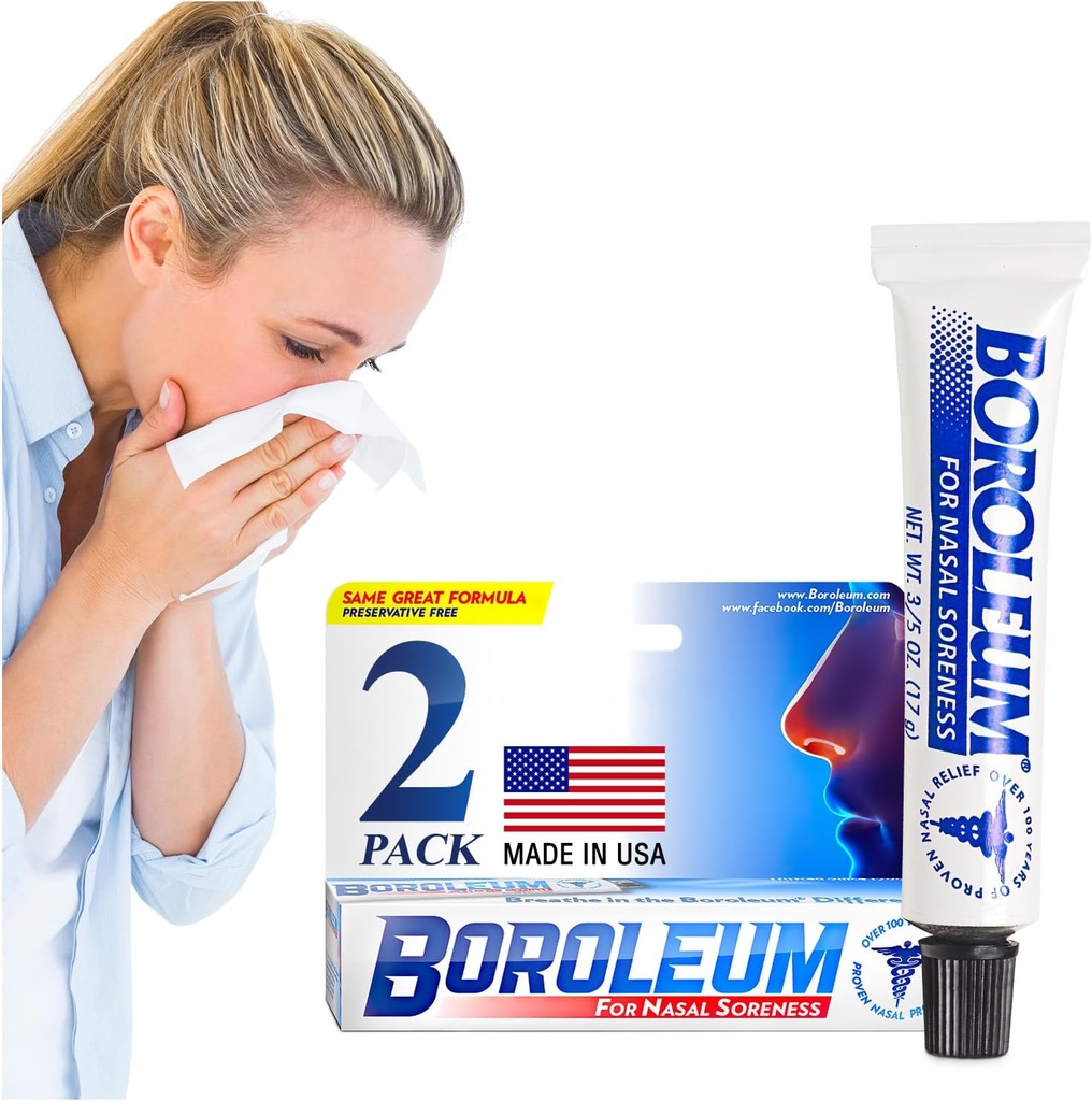 Boroleum (2-Pack za nosno bolečino, 17 Grams, 3/5 Ounce Tube)
