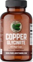 Čisti Lab Vitamini Bakrov glicinat Mineral Supplement -1 mg - 60 Veganske kape bistvenega pomena za proizvodnjo kolagena, podpira imunski sistem in nastajanje rdečih krvnih celic - Gluten brez sladkorja v Kanadi