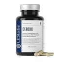 LES Labs DeToxx – boljša jutra in okrevanje, podpora za jetra, elektrolitna Replenishment & Glutatione Podpora – Prickly Pear, Milk Thistle & NAC – Ne-GMO dodatek – 60 kapsul
