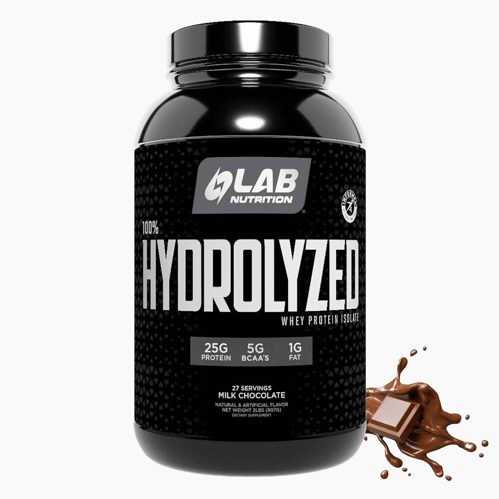 100% hidroliziran izolat sirotkinih beljakovin (2 funta, čokoladni aromi) 25 g beljakovin, gradijo mišice, nagubano mišično rast, enostavno prebavljanje, gluten brez, laktoza brez, hitro absorbira.