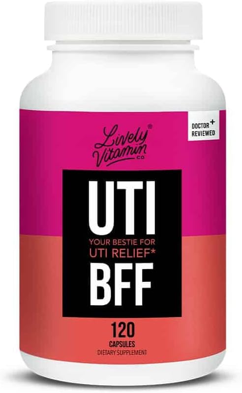 ŽIVI VITAMIN CO. UT Bye - Bladder and Prostata Health - Infekcije - Urinary Tract - UTI - Cranberry Extract - Sveti Basil - zeleni čaj - peteršilj - D-manoza - za moške in ženske - 90 kapsul