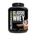NutraBio Classic Whey Protein Powder- Full-Spectrum Amino Acid Profil - Brez polnil, umetne barve, konzervansi - Nizki glikemični indeks - Čokolada Milkshake, 5 funtov
