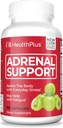 Health Plus Adrenal Cleanse Ashwagandha Kapsule za adrenalno delovanje in antioksidant podporo in Stres Relief, 90 kapsul