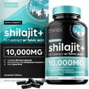 Tanči Pure Himalajan Shilajit Organske kapsule s fulvično kislino in sledljivimi minerali - 90 števk