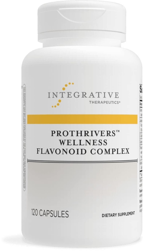 Integrativne terapije ProThrivers Wellness Flavonoid Complex - podpira zdrave antioksidant poti* - CoQ10, izvleček kurkumina, izvleček zelenega čaja in L-glutation - brez mleka - 120 kapsul