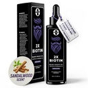 Koncentracija biotina Destickener & Mehčalo - 2oz s ricinusovim oljem, Rosemary Oil, in vitamini - Sandalwood Vonj za moške