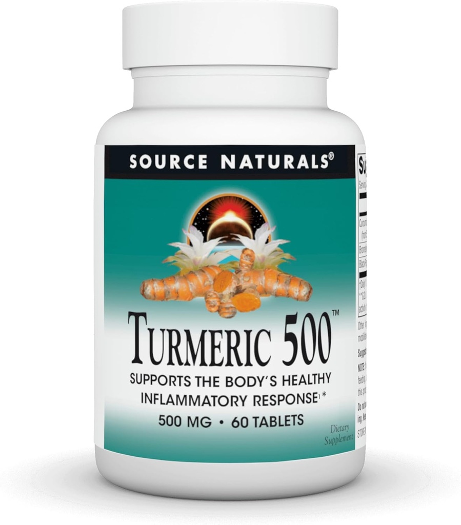 Vir Naravne kurkuma, Podpira Zdravi vnetni odziv telesa*, 500 mg - 60 tablet