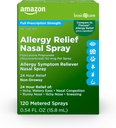 Osnovna nega 24-urna alergija Relief nosni pršilo, flutikazonpropionat (glukokortikoid), 50 μg na pršilo, popolna predpisovanje moč, neumivanje, 0,54 fl oz (paket po 1)