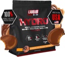 LABRADA Hydro 100% čisti hidrolizirani izolat sirotkinih beljakovin v prahu, laktoza prosta, glutamin, najhitrejša prebavljiva sirotka na voljo, takojšnja mešanje, okus 45 Serving 4lb (Peanutovo maslo)