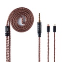 YINYOO Nadomestni kabel za slušalko 16 Jedra Enokristalni bakreni kabel Slušni telefon za kz zs10-pro zsn-pro-x edx-pro zs10-pro-x dqs cca CRA c10 c12(2pins, 3,5mm Jack)