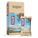 Clif Bars - Energija Bars - Bela čokolada Macadamia Nut Flavor - Izdelano z organskimi oves - Rastlinska hrana - Vegetarian - Kosher (2,4 Ounce Protein Bars, 12 Count) Pakiranje maj Vary