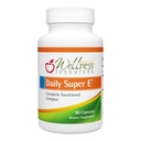 Wellness Resources Daily Super E - Tocotrienol Vitamin E Complex: Soy-free Full Spectrum Vitamin E z Delta, Gama & Alpha Tocotrienols za zaščito antioksidanta, naravni vir, Non-GMO (90 Caps)