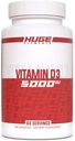 Ogromne dodatke vitamina D3, 5000 i.e. (125mcg) na serviranje, ne-GMO, brez glutena, brez soje - podpira imunski sistem, zdravje kosti in razpoloženje (60 kapsul)