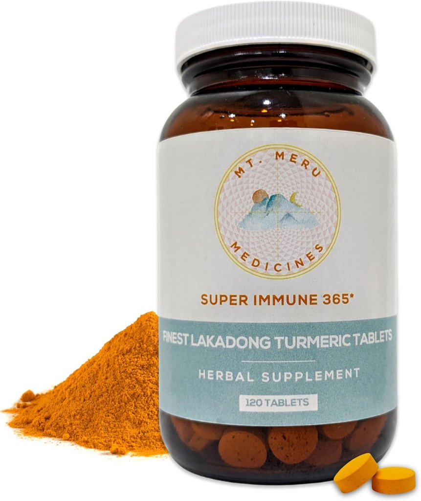 Turmerijska tableta - z visoko-kurkumin Lakadong Turmeric okrepljeno s črno- pepper - Zdravo srce, & Zdrav imunski sistem - 120 Veganske tablete