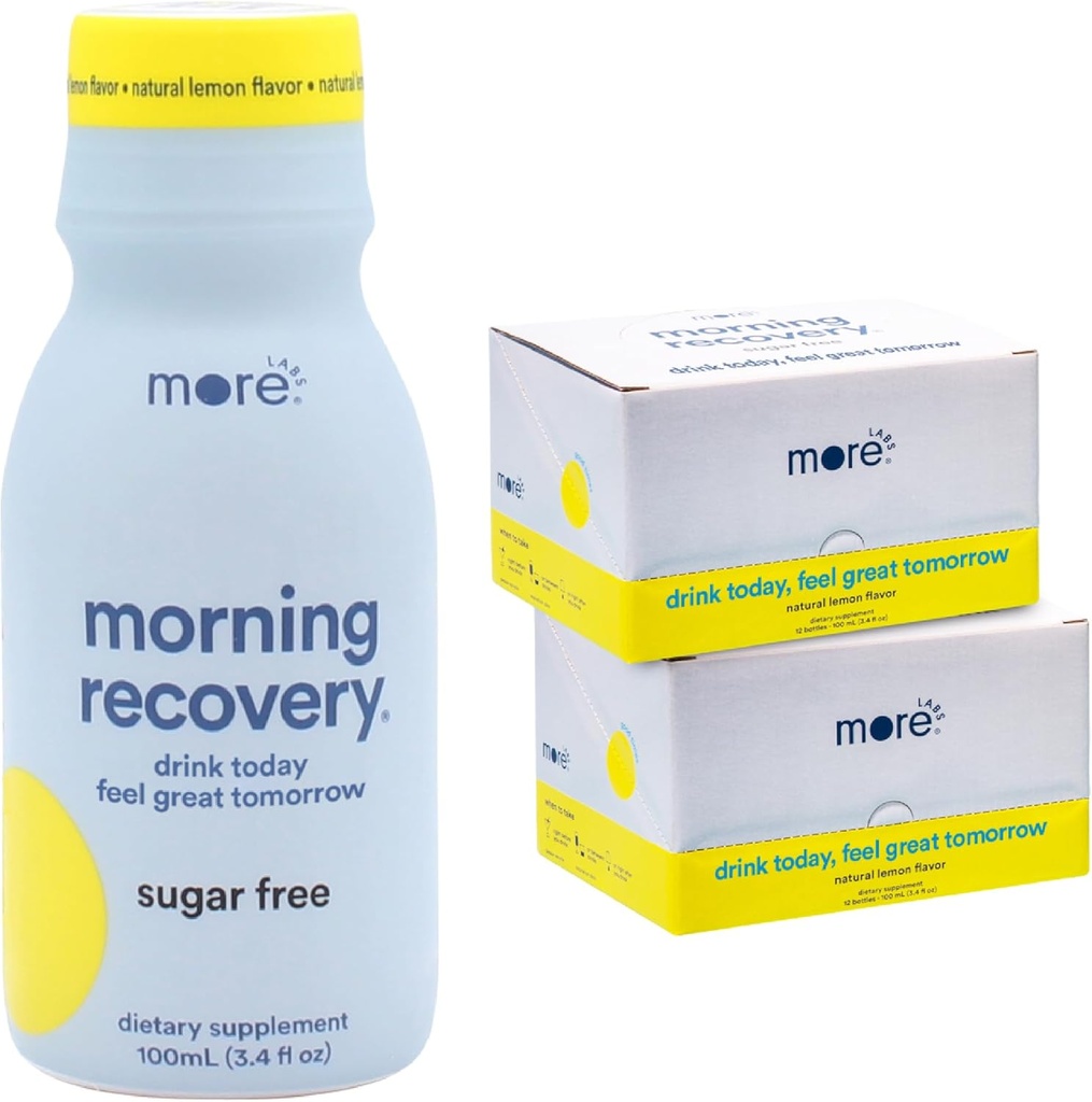 Jutranja regeneracija Elektrolit, Mlečni Thistle Drink Proprietary Formulation to Hydrate Med pitjem, Zelo topen tekočine DHM, Non GSO, Vegan, Gluten-free, Sugar-free Lemon, Pack po 24