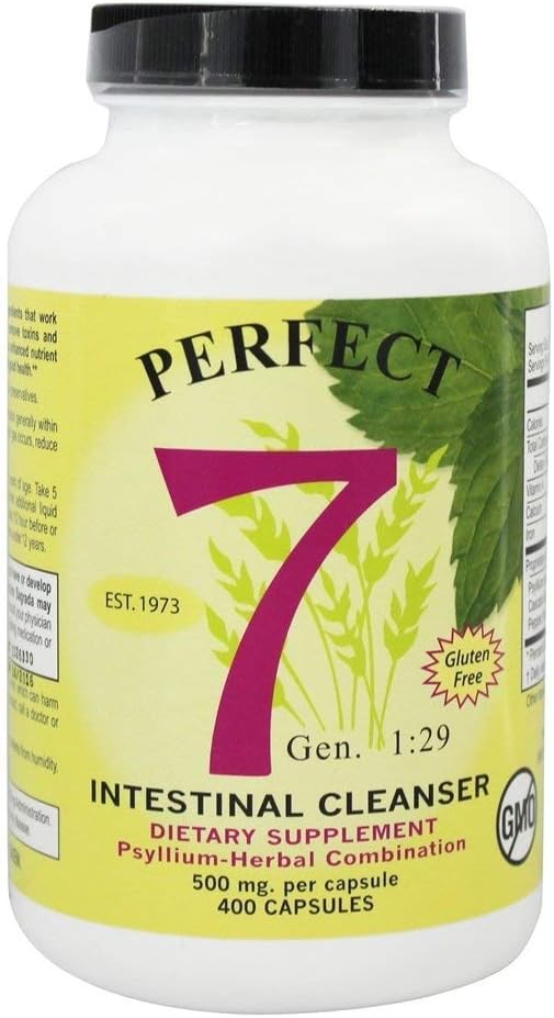 PERFECT 7 PSILIUM-HERBAL COMBO CAP, 400 CAP