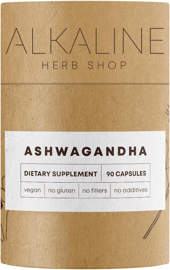 Alkaline Herb Shop Ashwagandha dodatek 90 kapsul