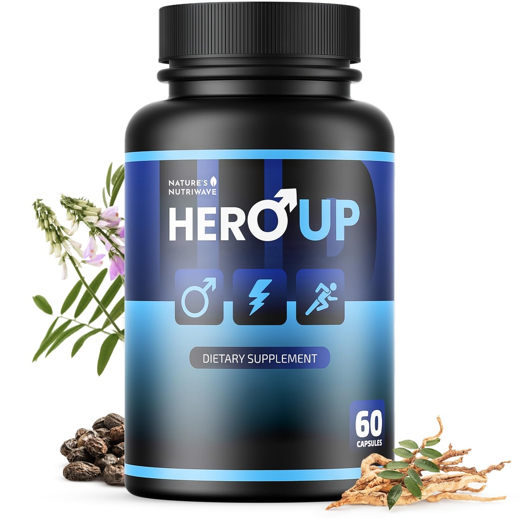 HeroUP - Naravni wellness dodatek z rastlinsko-bazne sestavine – Non-GMO, Stimulant-free 