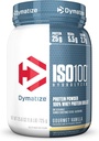Dymatize ISO100 hidroliziran beljakovinski prašek, bela, gurmanska vanilja, 25.6 Ounce