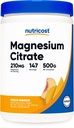 Nutricost magnezijev citrat v prahu (Peach Mango, 500 Gram)