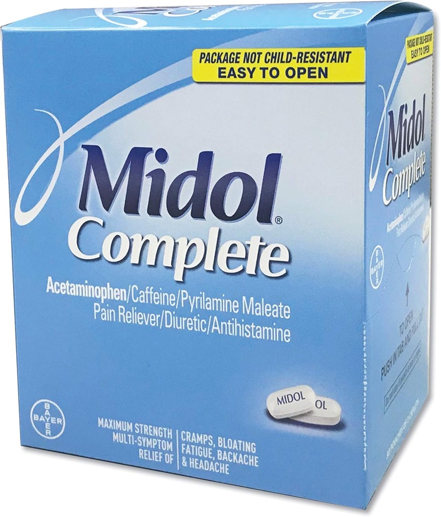 Midol Menstrual Popolnih 50 kapsul