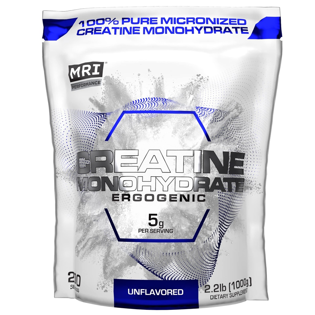 MRI zmogljivost Kreatin monohidrat v prahu 5g,100% Pure Micronized Kreatin dodatek, rast in regeneracija mišic, graditi mišice, povečanje moč, zmogljivost, vzdržljivost, 1000g, nearomatizirana