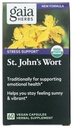 Gaia Herbs St. John's Wort, veganske tekoče kapsule, 60 Count - Stress podpora za spodbujanje pozitivnega in sončnega razpoloženja