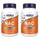 Now Foods Nac-Acetil Cysteine 600mg, 250 Vcaps (500 (250X2))