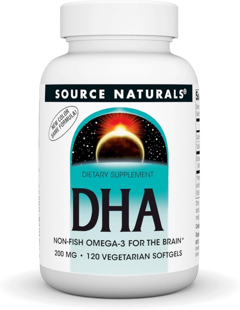 Vir Naturals DHA, Nevromins 200 mg Non-ribh Omega-3 za možgane
