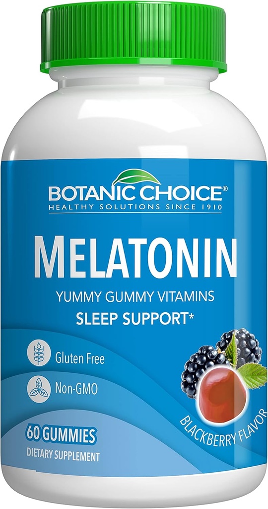 Botanična izbira Melatonin Gumies, 60 Count - Dnevni dodatek za podporo spanja