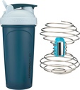 HydraCup Power Shaker w/Weighted Whisk, 28oz - hitrejša mešanje, manj tresenje zahteva, Clump-free protein Shakes, Shaker Cup (polipropilen, modra)