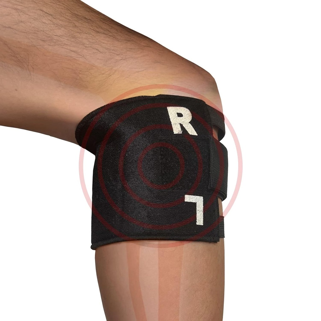 Koleno Pritrdite za Išias, kot je viden na TV s tlačno točko Brace Relieve Acupresure Leg Išias, Nastavljiv Self Heating Koleno podporo Ovoji in lajšanje bolečine za moške in ženske (CL-1)