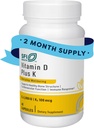 Klaire Labs SFI Health Vitamin D Plus K - Biološka uporabnost Vitamin K2 D3 doplačilo za podporo kosti in imunskega sistema - vsaka kapsula dostavi D3 5000 iu & K2 100 Mcg (60 kapsul)