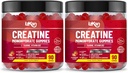 Kreatin monohidrat Gummy 5000mg za moške in ženske - 180 Žvečljivi kreatin ADVANCE COMPLEX Taurin & B12 Gumies Jagoda aromatizirana 