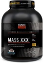 GNC AMP Masa XXX, Klinično dokazano Hujšanje Protein Powder, Izboljša moč, Velikost, 780 Kalorije, 50g Beljakovine, Mikronizirane aminokisline, Kreatin, Betain, Piškotki in krema, 13 Serving, 6 SVG