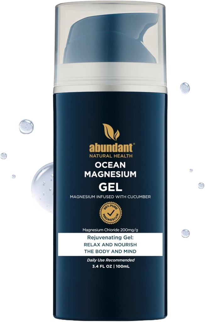 MAG I.C. Magnezij Gel z 10% salicilat za močno lajšanje bolečine proti bolečinam in modricam, topična uporaba, učinkovita in hitra absorpcija, Fragrance-free, 100ml