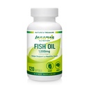 Ribje olje 1000mg – srce, Brain & Eye podpora z Omega-3 EPA & DHA, 120 Softgels, Non-GMO 