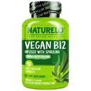 NATURELO Vegan B12 - Methylcobalamin, 90 Capsules