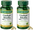 Narava Bounty Ginkgo Biloba standardizirani ekstrakt 120 mg, zeliščne steklenice, kapsula, 100 Število, pakiranje po 2