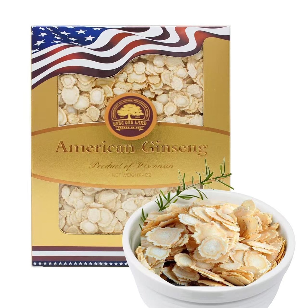 Ameriški Ginseng Slice iz Wisconsin, DOL American Wisconsin Ginseng Slices Korenina za čaj, Energija za moške ženske duševno zdravje povečuje imuniteto, Gluten brezplačno, 