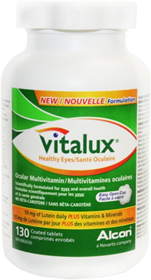 Vitalux Health Eyes Okular Multivitamin s 5 mg luteina, 130 tabletami